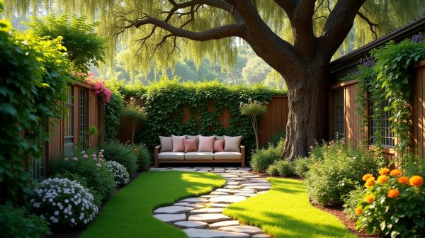Optimiser l'aménagement de jardin pour un espace accueillant