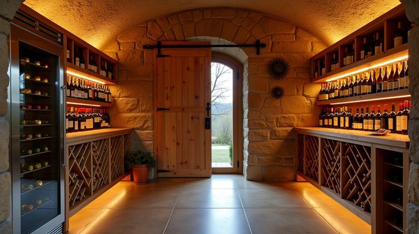 Créer la cave à vin de 200 bouteilles parfaite : allier capacité, esthétique et performance